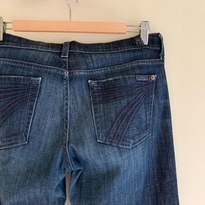 7 For All Mankind Dojo Wide Leg Jeans 29